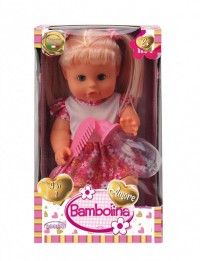 Bambolina Amore κούκλα πιπι ποπο, με μαλλιά