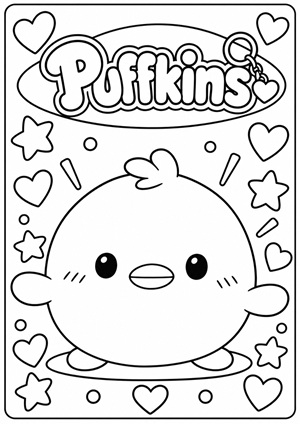 Χρωμοσελίδα Puffkins Surprise