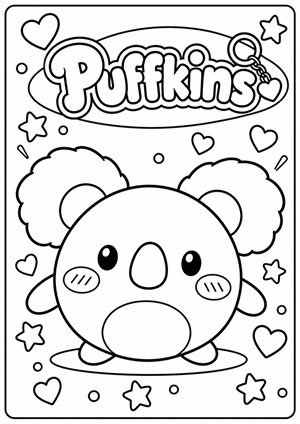 Χρωμοσελίδα Puffkins Surprise