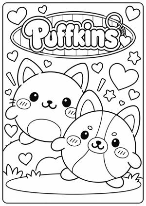 Χρωμοσελίδα Puffkins Surprise
