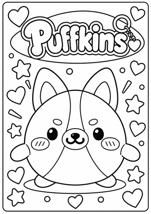 Χρωμοσελίδα Puffkins Surprise