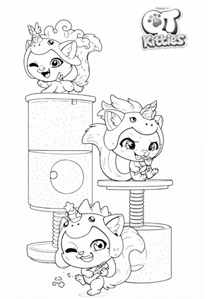 Χρωμοσελίδα QT Kitties